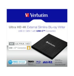 Verbatim 43888 lecteur de disques optiques Blu-Ray DVD Combo Noir (43888)