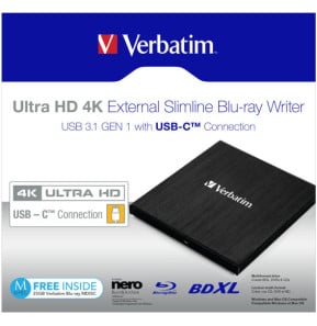Verbatim 43888 lecteur de disques optiques Blu-Ray DVD Combo Noir (43888)