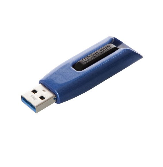 Verbatim Clé USB V3 MAX de 64 Go Store 'n' Go V3 Max, USB 3.0, 64GB (49807)