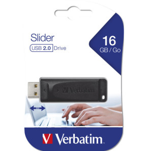 Verbatim Clé USB Slider (16 Go) Store 'n' Go, USB 2.0, 16GB  (98696)