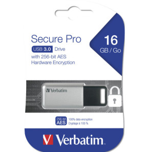 Verbatim Clé Secure Pro USB 3.0, 16 Go Secure Pro, USB 3.0, 16GB  (98664)