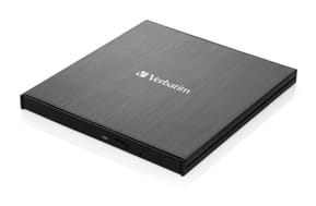 Verbatim 43886 lecteur de disques optiques DVD±RW Noir CD/DVD, 4 MB, USB-C, 145 x 133 x 11 mm, 237 g  (43886)