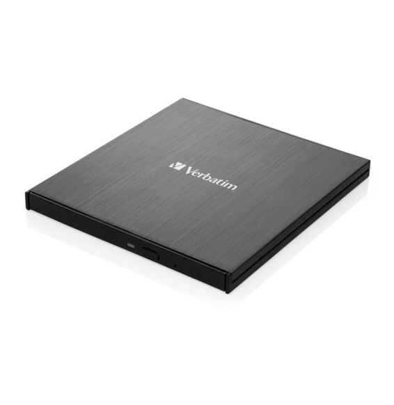 Verbatim 43886 lecteur de disques optiques DVD±RW Noir CD/DVD, 4 MB, USB-C, 145 x 133 x 11 mm, 237 g (43886)