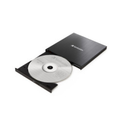 Verbatim 43886 lecteur de disques optiques DVD±RW Noir CD/DVD, 4 MB, USB-C, 145 x 133 x 11 mm, 237 g  (43886)