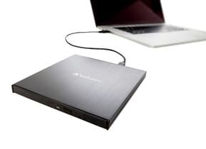 Verbatim 43886 lecteur de disques optiques DVD±RW Noir CD/DVD, 4 MB, USB-C, 145 x 133 x 11 mm, 237 g  (43886) — image 8