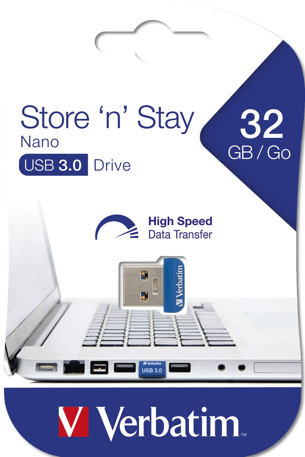 Verbatim Clé NANO USB 3.0 Store 'n' Stay 32 Go Store 'n' Stay Nano, USB 3.0, 32GB  (98710) — image 5