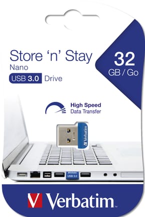 Verbatim Clé NANO USB 3.0 Store 'n' Stay 32 Go Store 'n' Stay Nano, USB 3.0, 32GB (98710) — image 5