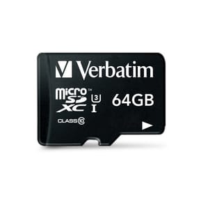 Verbatim Pro 64 Go MicroSDXC UHS Classe 10 64GB, Micro SDXC, UHS Speed Class 3 (U3)  (47042) — image 2