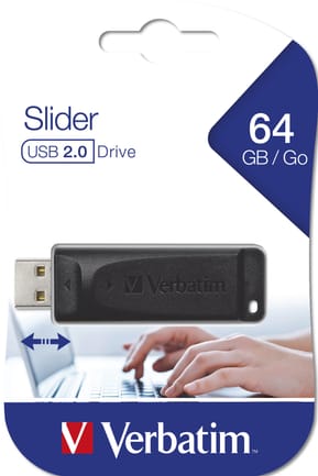 Verbatim Clé USB Slider (64 Go) Store 'n' Go, USB 2.0, 64GB  (98698) — image 5