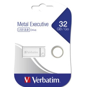 Verbatim Clé USB 2.0 Executive métallique 32 GB Clé USB 2.0 Executive métallique 32GB  (98749)