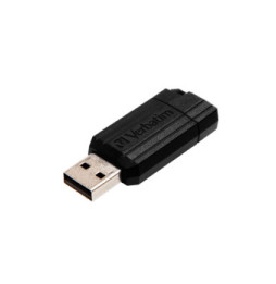 Verbatim Micro-clé USBPinStripe de 128 Go - noire PinStripe USB Drive 128GB  (49071)