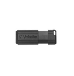 Verbatim Micro-clé USBPinStripe de 128 Go - noire PinStripe USB Drive 128GB  (49071)