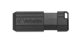 Verbatim Micro-clé USBPinStripe de 128 Go - noire PinStripe USB Drive 128GB  (49071) — image 4