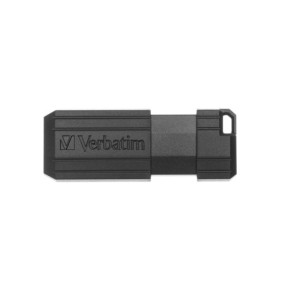 Verbatim Micro-clé USBPinStripe de 128 Go - noire PinStripe USB Drive 128GB  (49071)