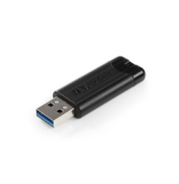 Verbatim Clé USBPinStripe 3.0 de 256 Go - Noire PinStripe, USB 3.0, 256GGB, Noire  (49320)
