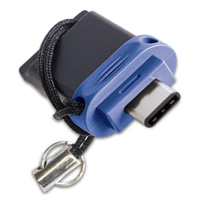 Verbatim Clé USB à double connectique de type C/USB 3.0 32 Go 32 GB, USB-C/USB 3.0, 34 x 19 x 7 mm  (49966)