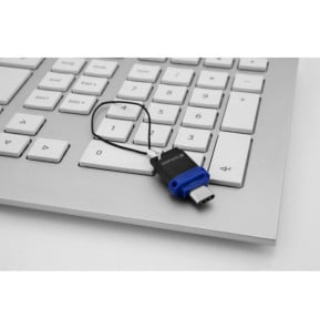 Verbatim Clé USB à double connectique de type C/USB 3.0 32 Go 32 GB, USB-C/USB 3.0, 34 x 19 x 7 mm  (49966)