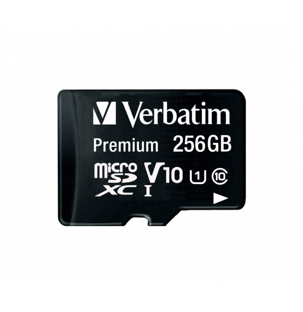 Verbatim Premium U1 256 Go MicroSDXC UHS-I Classe 10 (44087)