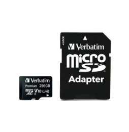 Verbatim Premium U1 256 Go MicroSDXC UHS-I Classe 10 (44087)