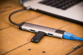 Verbatim 49141 station d'accueil USB 3.2 Gen 1 (3.1 Gen 1) Type-C Noir, Argent (49141) — image 3