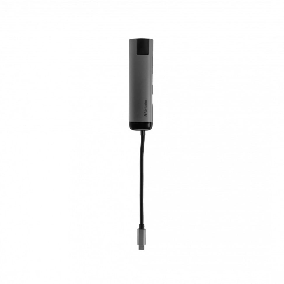 Verbatim 49141 station d'accueil USB 3.2 Gen 1 (3.1 Gen 1) Type-C Noir, Argent (49141) — image 4