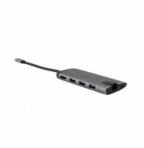 Verbatim 49142 station d'accueil USB 3.2 Gen 1 (3.1 Gen 1) Type-C Noir, Argent (49142)
