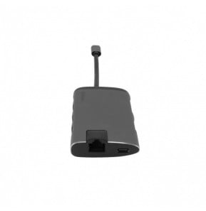 Verbatim 49142 station d'accueil USB 3.2 Gen 1 (3.1 Gen 1) Type-C Noir, Argent (49142)