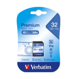 Verbatim Premium 32 Go SDHC Classe 10 Verbatim Premium 32 GB SDHC Class 10  (43963)
