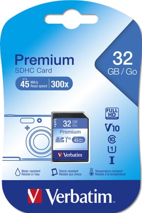 Verbatim Premium 32 Go SDHC Classe 10 Verbatim Premium 32 GB SDHC Class 10 (43963) — image 2