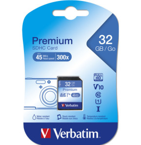 Verbatim Premium 32 Go SDHC Classe 10 Verbatim Premium 32 GB SDHC Class 10  (43963)