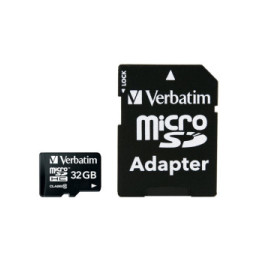 Verbatim Premium 32 Go MicroSDHC Classe 10 32GB, Micro SDHC, Class 10  (44083)