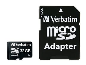 Verbatim Premium 32 Go MicroSDHC Classe 10 32GB, Micro SDHC, Class 10  (44083)