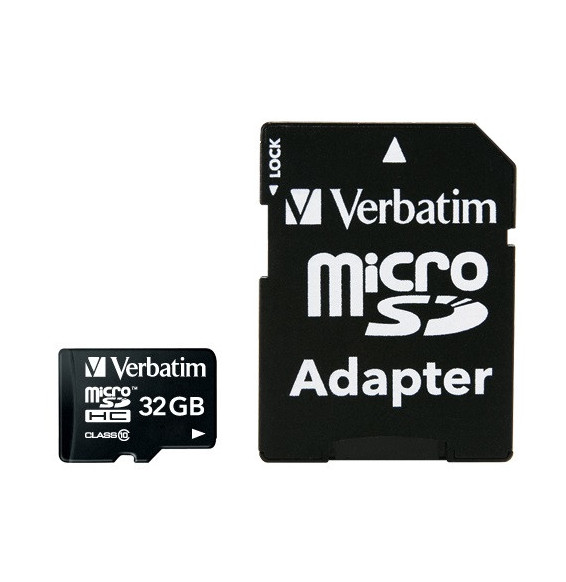 Verbatim Premium 32 Go MicroSDHC Classe 10 32GB, Micro SDHC, Class 10 (44083)