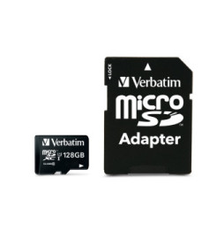 Verbatim Premium 128 Go MicroSDXC UHS-I Classe 10 128GB, MicroSDXC, Class 10  (44085)