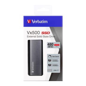 Verbatim Disque SSD externe Vx500 USB 3.1 Gén 2 480 Go Disque SSD externe Vx500 USB 3.1 Gén 2, 480Go  (47443) — image 3