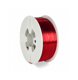 Verbatim 55054 matériel d'impression 3D PETg (polyéthylène téréphtalate glycolisé) Rouge, Transparent 1 kg (55054)