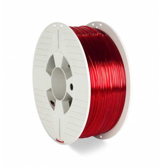 Verbatim 55054 matériel d'impression 3D PETg (polyéthylène téréphtalate glycolisé) Rouge, Transparent 1 kg (55054)