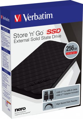 Verbatim Disque SSD portable Store 'n' Go USB 3.2 Gén 1 256 Go (53249) — image 6