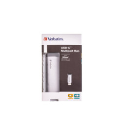 Verbatim Hub Multiports USB-C 4 ports USB 3.2 Gen 1 Hub Multiports USB-C 4 ports USB 3.2 Gen 1  (49147)