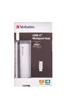 Verbatim Hub Multiports USB-C 4 ports USB 3.2 Gen 1 Hub Multiports USB-C 4 ports USB 3.2 Gen 1  (49147) — image 4