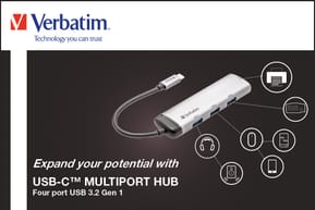 Verbatim Hub Multiports USB-C 4 ports USB 3.2 Gen 1 Hub Multiports USB-C 4 ports USB 3.2 Gen 1  (49147) — image 6