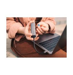 Verbatim Hub Multiports USB-C 4 ports USB 3.2 Gen 1 Hub Multiports USB-C 4 ports USB 3.2 Gen 1  (49147)