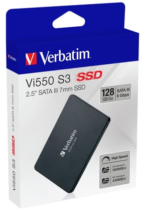 Verbatim Vi550 S3 SSD 128GB Vi550 SSD Interne SATA III 2.5” 128GB  (49350)