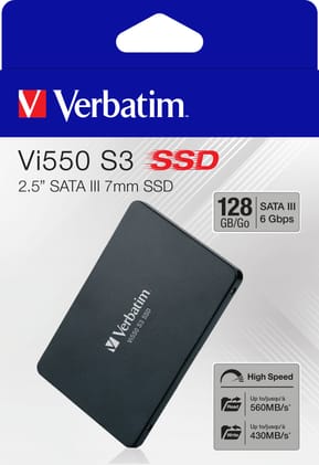 Verbatim Vi550 S3 SSD 128GB Vi550 SSD Interne SATA III 2.5” 128GB  (49350) — image 5