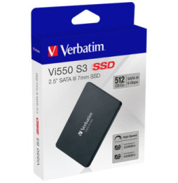 Verbatim Vi550 S3 SSD 512GB Vi550 SSD Interne SATA III 2.5'' 512Go  (49352)