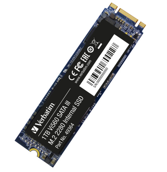 Verbatim SSD Vi560 S3 M.2 1 To Vi560 SSD Interne SATA III M.2 1TB (49364)