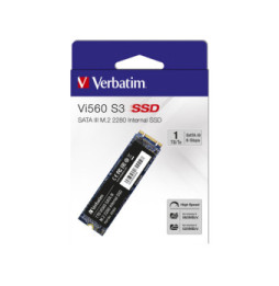 Verbatim SSD Vi560 S3 M.2 1 To Vi560 SSD Interne SATA III M.2 1TB  (49364)