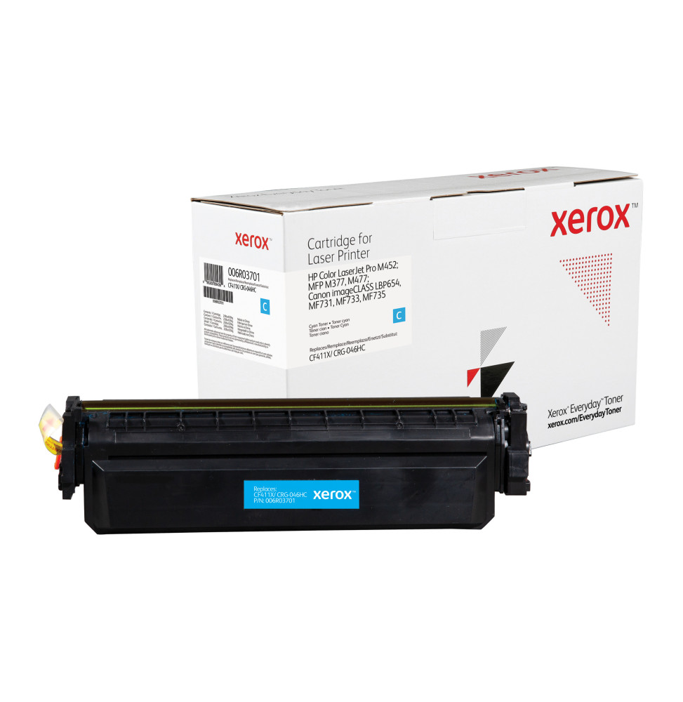 Everyday Toner (TM) Cyan de Xerox compatible avec 410X (CF411X/ CRG-046HC) (006R03701)