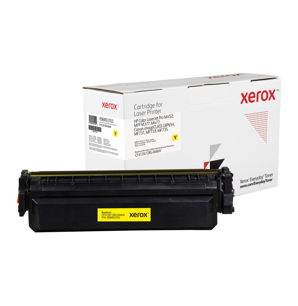 Everyday Toner (TM) Jaune de Xerox compatible avec 410X (CF412X/ CRG-046HY) (006R03702)