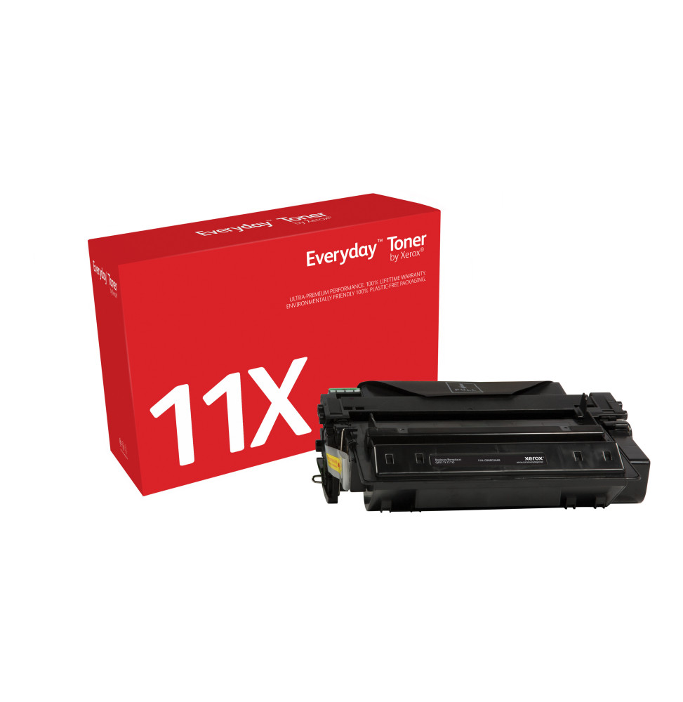 Everyday Toner Noir compatible avec HP 11X (Q6511X) Toner Everyday Noir compatible avec HP 11X (Q6511X)  (006R03668)